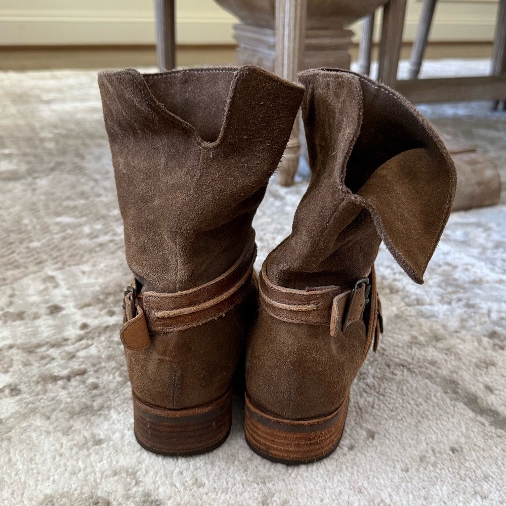 Free People Matisse Brown Suede Boots - Picture 4 of 6
